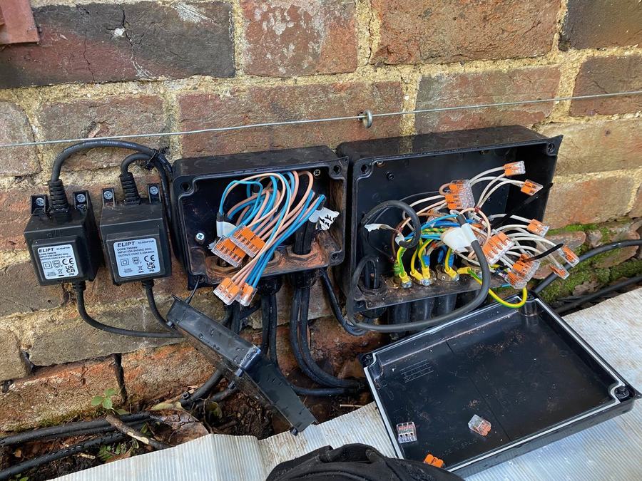 SWA cable being re-terminated