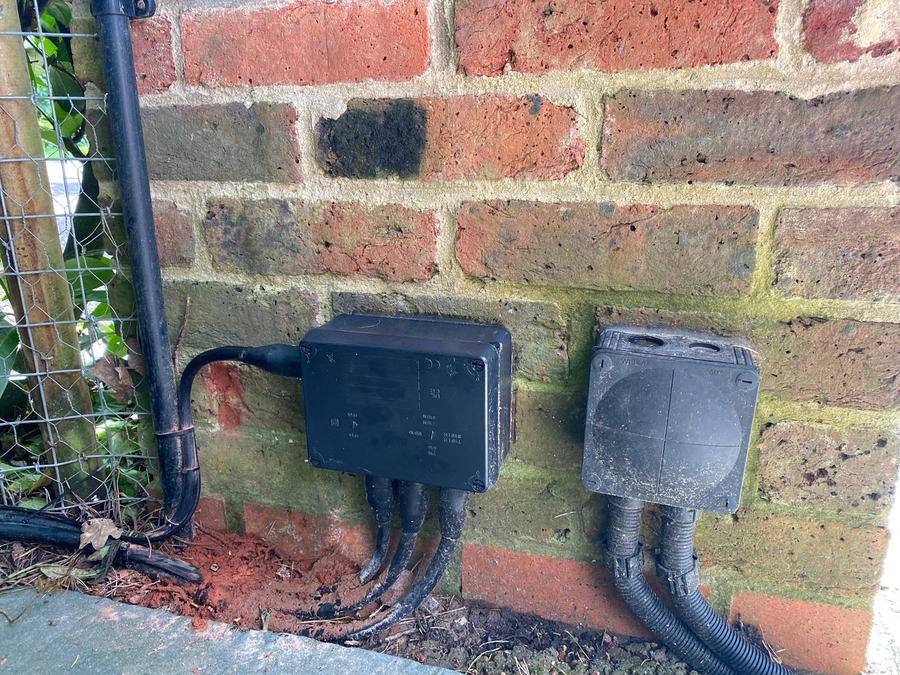 Finished, properly re-terminated SWA boxes