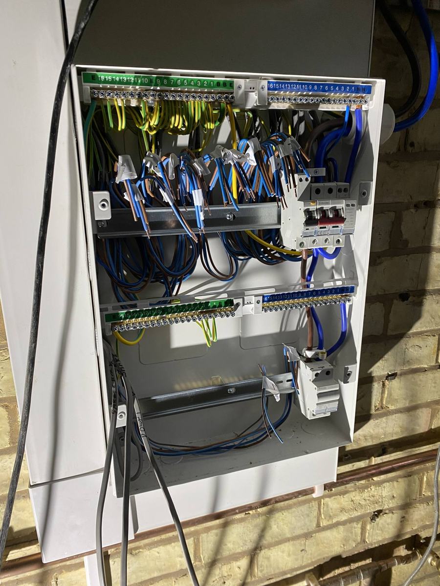 New consumer unit installation