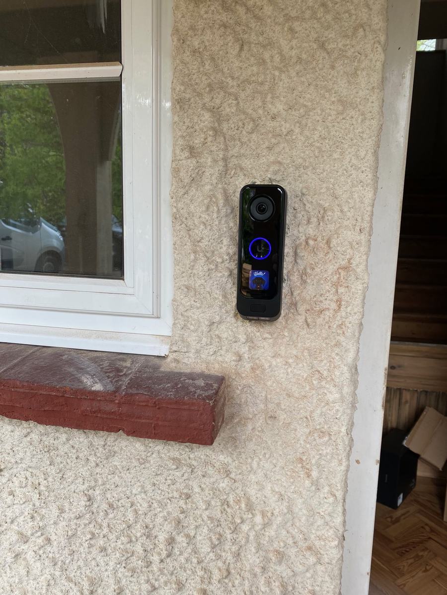 Ubiquiti video doorbell installation